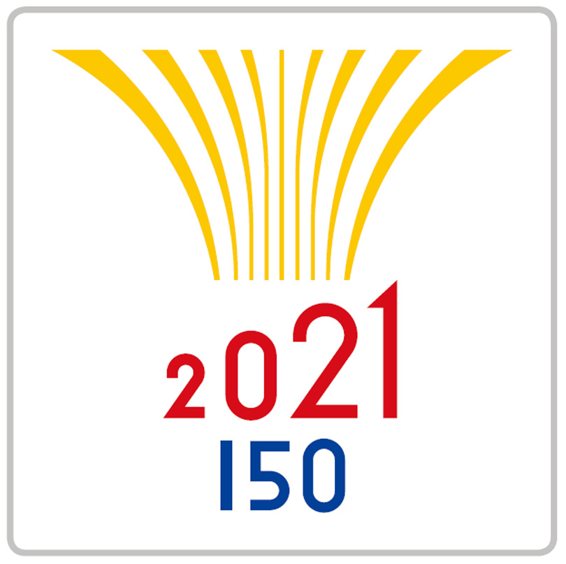 株式会社鴻池組は、2021年に創業150周年を迎えるにあたり、記念ロゴマークを制定しています。